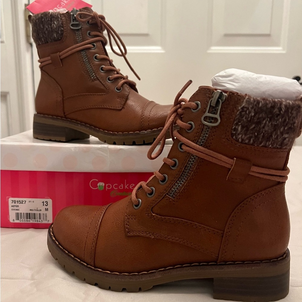 Cupcake Combat boots. NWT
